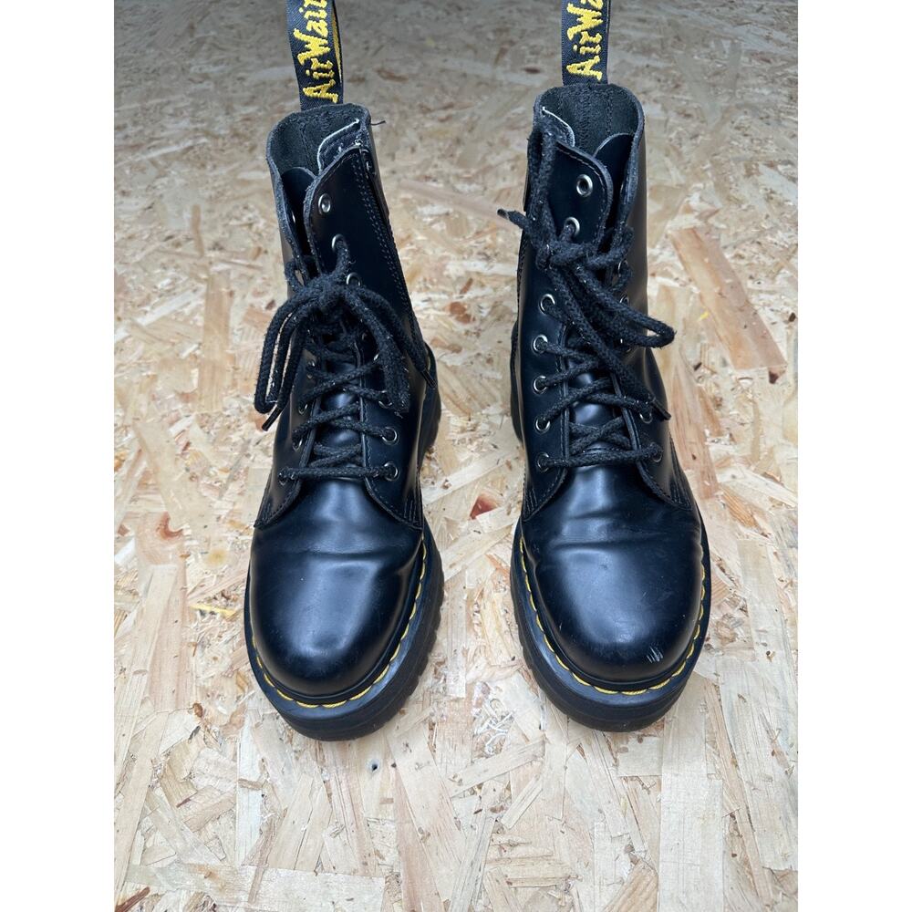Dr. Martens Jadon Platform Boots Black Sz USM 7 - Picture 5 of 6
